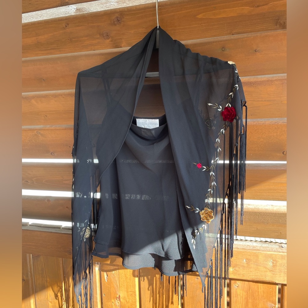 Shawl worn once